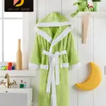 
Unisex kids bathrobe with hood, belt and two pockets-Dream Room